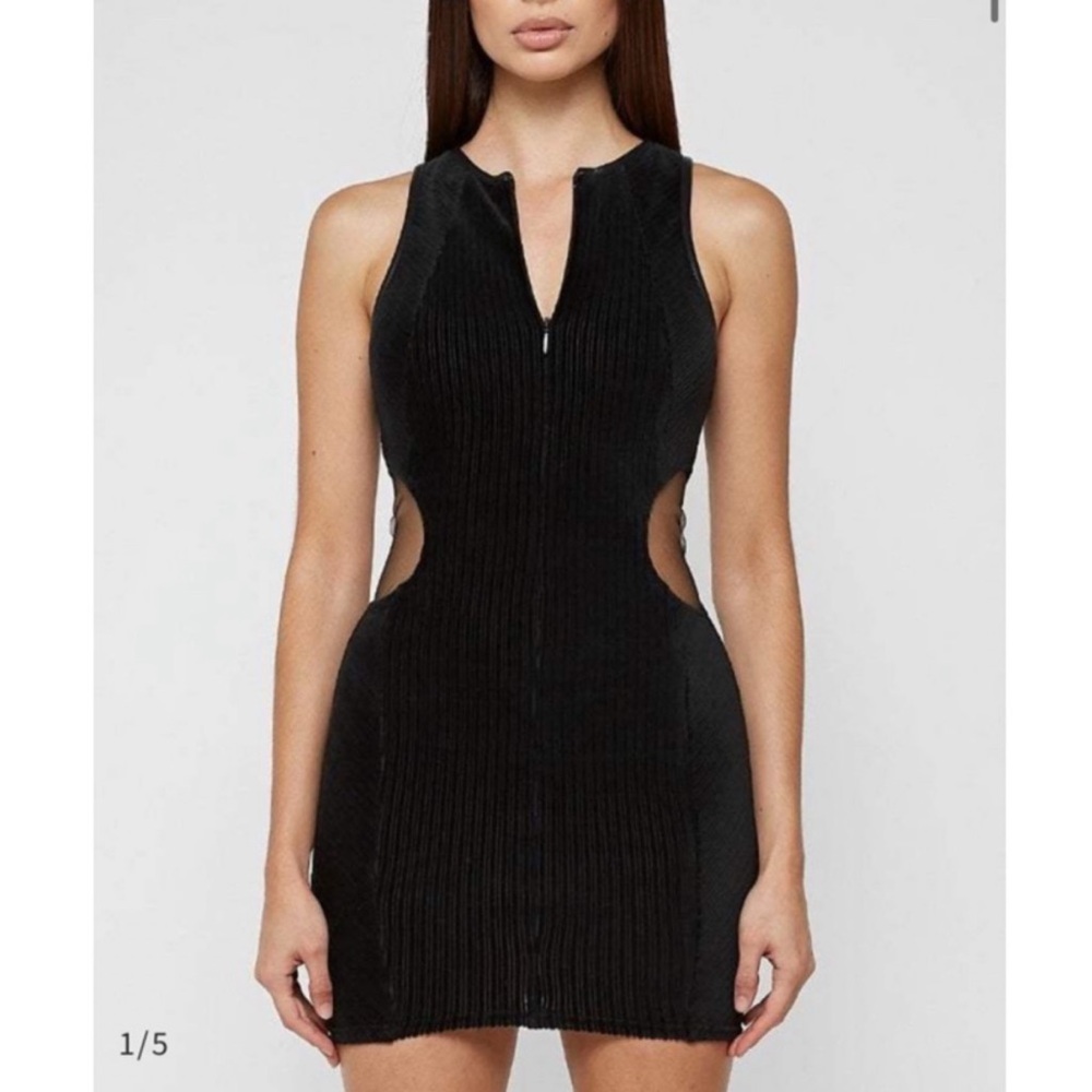 NWOT Manière De Voir Velour Dress